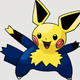 Er, Pikachu in his Pokemon form? He's got the right head, on the wrong, blue body.